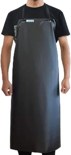 Lchkrep Delantal impermeable para hombre, delantal de vinilo ligero, de goma, para lavavajillas, delantal de carnicero