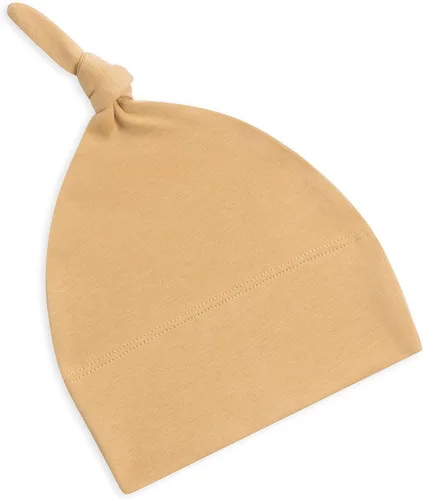 Colored Organics Gorro anudado de algodón orgánico para bebé - Gorro de punto para bebés