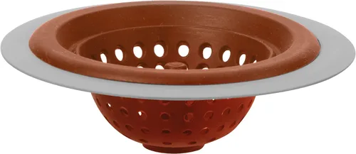Miniatura 9 de OGGI Tapón de fregadero de silicona y metal, gran tapón para fregadero de cocina, tapón de drenaje de silicona, tapón de fregadero, borde de metal