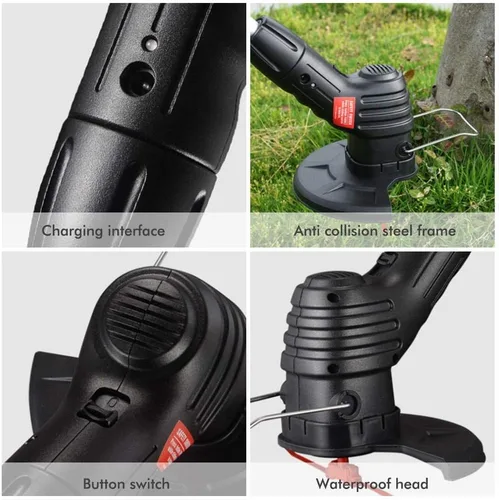 Miniatura 2 de Wacker - Herramienta eléctrica de jardín inalámbrica sin cuerdas, recortadora de césped inalámbrica, recargable, recortadora de césped con 20