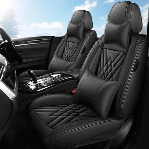 Miniatura 16 de Fundas de Asientos Compatibles con Toyota Corolla 2015-2026 Funda de Asiento de Automóvil de Cuero, Elegante Impermeable Transpirable Fácil