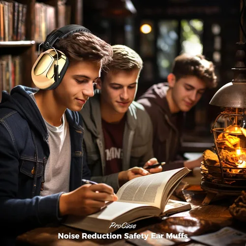 Miniatura 180 de ProCase NRR 28dB Noise Reduction Ear Muffs, Foldable Adjustable Noise Cancelling Headphones