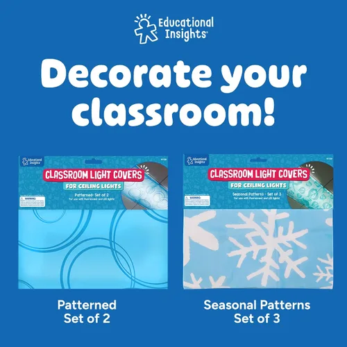 Miniatura 6 de Educational Insights. Filtros para luz fluorescentes (blanco), paquete de 4
