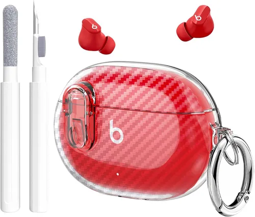 Miniatura 12 de Funda para Beats Studio Buds/Studio Buds Plus 2021/2023 con clip de cierre para hombres, GARTOO con kit de limpieza, funda protectora y lápiz