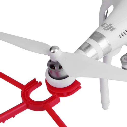 Miniatura 2 de DGZZI Protector de hélice para Phantom 3, color rojo y blanco