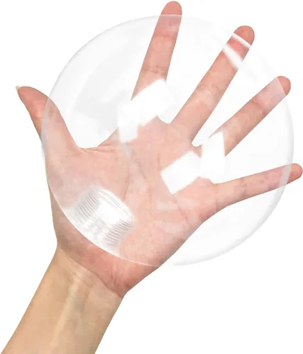 Miniatura 4 de DOITOOL Pantalla de lámpara de cristal G9 con forma de globo transparente y roscada, cubierta de protección de bombilla de repuesto para techo