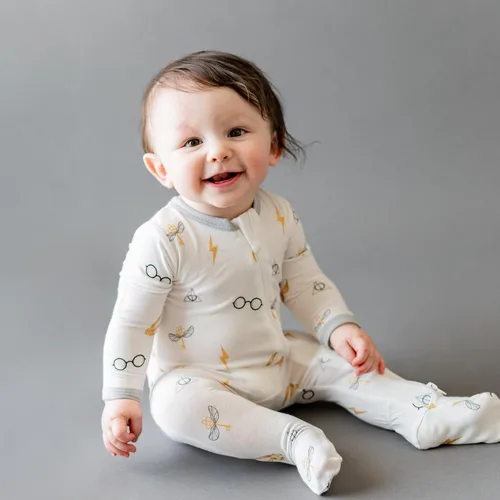 Miniatura 49 de KYTE BABY Pies unisex con cierre de cremallera, rayón hecho de bambú, 0-24 meses