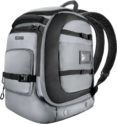 Miniatura 8 de OutdoorMaster Bolsa de bota, impermeable, 65 L, para esquí, snowboard, con cojín de aire, almohadilla de hombro, bolsa de equipo de esquí, mochila
