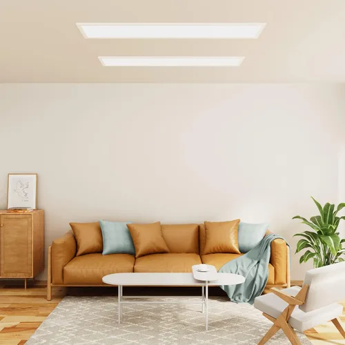 Miniatura 2 de Magshion Panel de luz LED 1 x 4, luz de techo empotrada regulable 36/40/50W y 3000K/4000K/5000K temperaturas de color seleccionables, lámpara