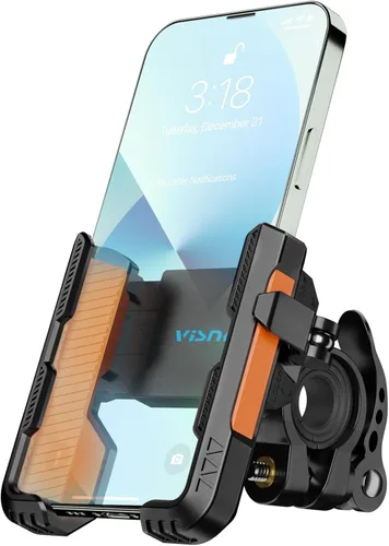 Nuevo soporte de teléfono para bicicleta actualizado con dos conectores, bloqueo y liberación rápida, rotación de 360°, accesorios para bicicleta,