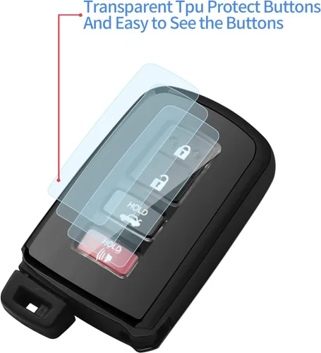 Miniatura 4 de Funda compatible con llavero para llave de Toyota, de TPU suave de alta calidad y protección de 360 grados, para Tacoma Sequoia Tundra 4Runner