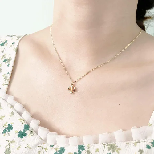 Miniatura 4 de ZMNNOPPAB 3 collares de capas de constelación del zodiaco para mujeres y niñas, circonita 3A, chapado en oro de 14 quilates, 12 constelaciones