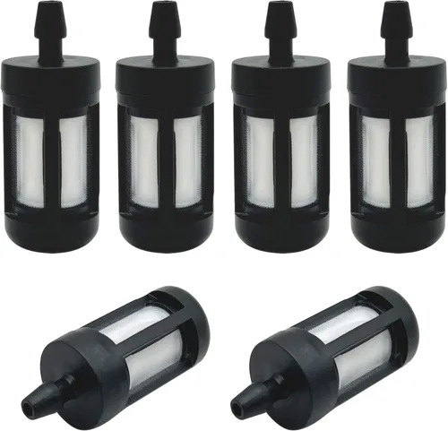 Filtro de combustible de repuesto para motosierra Poulan Husqvarna Stihl de 2 ciclos, motor pequeño, se adapta a línea de combustible de 0.2" (5mm)