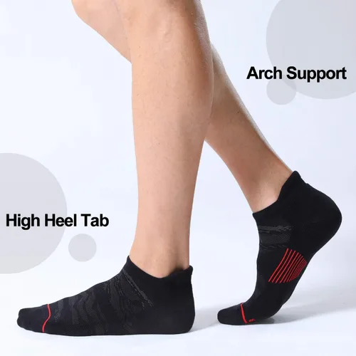 Miniatura 5 de FITRELL Men's 6 Pack Ankle Running Socks Low Cut Cushioned Athletic Sports Socks 7-99-1212-15