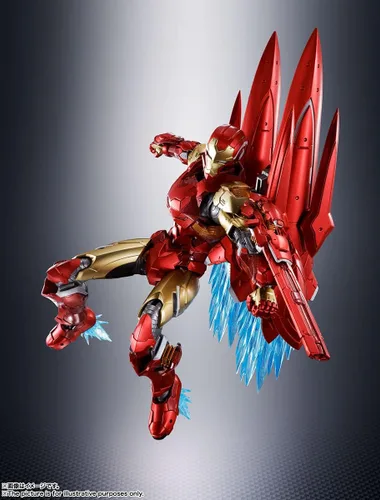 Miniatura 10 de TAMASHII NATIONS - Tech-On Avengers - Figura de acción de Iron Man, Bandai Spirits S.H.Figuarts
