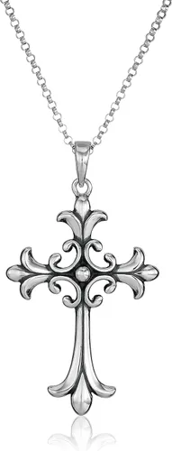 Miniatura 9 de Amazon Essentials . Collar con colgante celta de plata de ley 925 para mujer, cadena Rolo de 18 pulgadas, joyería hipoalergénica para mujer
