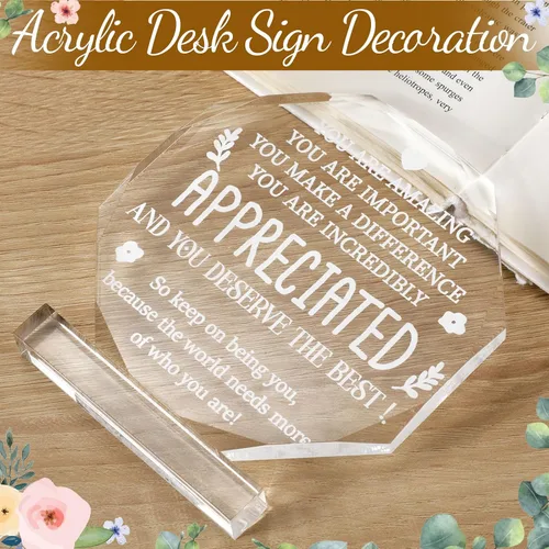 Miniatura 3 de Yinder Apreciado regalo de agradecimiento para mujeres, maestra, compañera de trabajo, oficina, dejar el trabajo, despedida, regalo