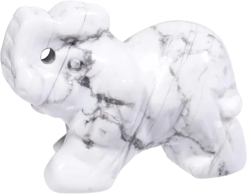 Miniatura 8 de Estatua de cristal de elefante tallada a mano, escultura de animal guardián de oficina en casa, decoración de 1.5 pulgadas, obsidiana negra