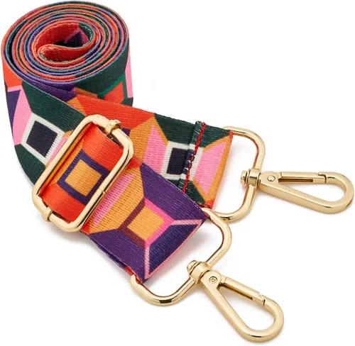 Miniatura 106 de ZOOEASS - Correa de repuesto para cartera, para colgar en el hombro o para cruzar, ancha y ajustable, de lona