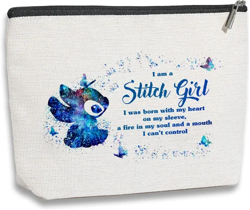Divertida bolsa de cosméticos de dibujos animados para fanáticos del anime, bolsa de maquillaje inspirada en películas de dibujos animados,