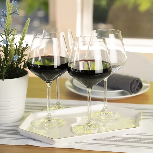 Miniatura 8 de Spiegelau Copas de vino Borgoña de estilo, conjunto de 4, cristal de plomo sin plomo, tallo clásico, lavavajillas, caja fuerte, conjunto de regalo