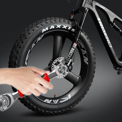 Miniatura 7 de Juego de llaves de tubo y destornilladores 52 en 1, llave giratoria multifuncional de acero inoxidable con flexibilidad de 360° llave de hueso