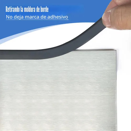 Miniatura 3 de Borde de goma protector autoadhesivo para chapa, material de etileno propileno dieno, ajuste de 1/16 pulgadas (1.6 mm), longitud 10 pies