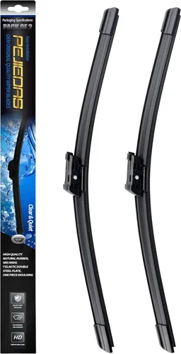 Miniatura 11 de 2 escobillas limpiaparabrisas de calidad OEM para BMW X3 2011-2017 BMW X4 2015-2018, estilo genuino OE