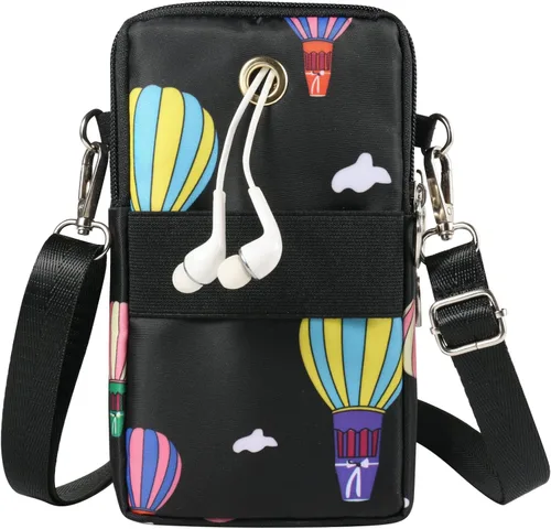 Miniatura 5 de Cartera para teléfono celular, bolsa cruzada para Samsung Galaxy S24 S23 Ultra S21 S22 S20 Plus Fe Note 20 A15 5G A25 A35 A05S A14 A13 A54 A71 Negro