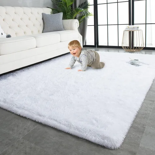 Miniatura 19 de TWINNIS - Alfombras muy suaves de pelo largo para interiores de 3 x 5 pies. Modernas alfombras de áreas de felpa para sala de estar, dormitorio