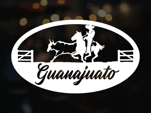Miniatura 7 de Durango - Adhesivo adhesivo de vinilo para carros diseño Charro de México, Calcomanias para Trocas y Carros (14 x 8 pulgadas, Durango)