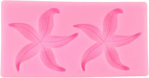 Miniatura 3 de Moldes de silicona con diseño de estrella de mar para fondant, para decoración de tartas de temática marina, decoración de cupcakes, postres