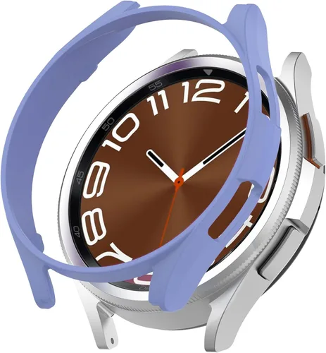 Miniatura 7 de Compatible con Samsung Galaxy Watch 6 Classic 1.772 pulgadas (1.850 in), carcasa rígida de policarbonato resistente a los impactos, a prueba de Negro