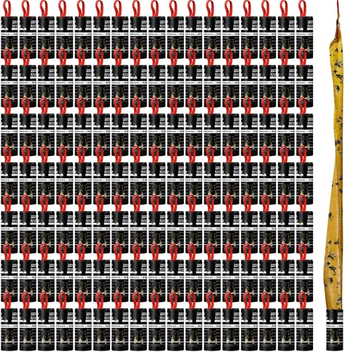 Miniatura 9 de Qualirey Paquete de 80 tiras adhesivas para moscas para interiores y exteriores, cinta adhesiva para colgar insectos voladores, trampas para Rojo