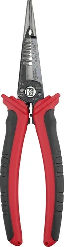 Miniatura 2 de K601 Herramienta de servicio de alambre combinado 6 en 1, alicates de crimpado y agarre de pelado, alicates de electricista de 8-1/2
