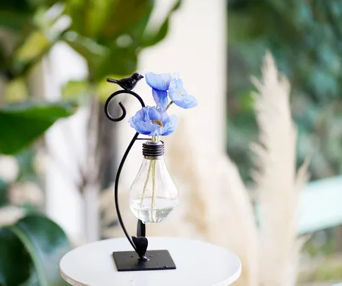 Miniatura 2 de Terrario de plantas, jarrones hidropónicos para decoración del hogar, moderno soporte creativo para terrario de pájaros, regalos ideales