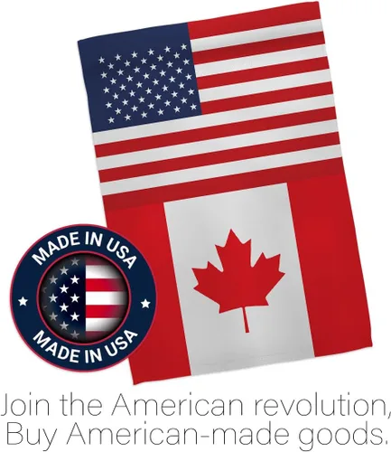 Miniatura 5 de Bandera de la Amistad de la Copa Mundial de Canadá y Estados Unidos, asta de bandera de arte de pared para exteriores, decoración al aire libre