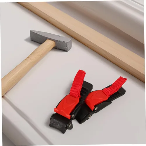 Miniatura 9 de SOLUSTRE 4 hebillas de liberación rápida, ajuste de pompón duradero para sombreros de seguridad, accesorio conveniente para varios cascos, diseño
