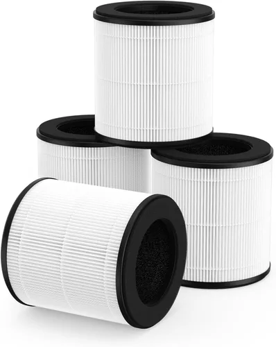Miniatura 8 de B-D02L - Filtro de repuesto para MOOKA/KOIOS B-D02L Air Puri Fier y VEWIOR B-D02U Air Puri Fier, 3 en 1 H13 True HEPA, paquete de 2