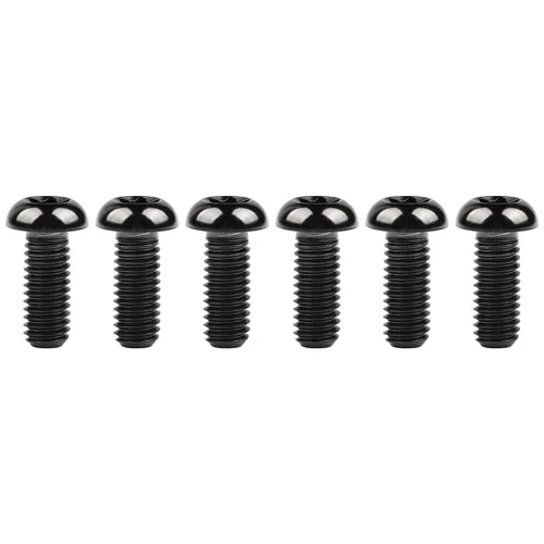 Miniatura 32 de Cabeza de botón de titanio Torx M5 M6 M8 x10 12 15 20 25 30 35 1.575 in para bicicleta, motocicleta, automóvil, tornillos paquete de 6