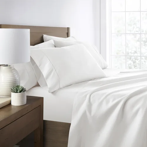 Miniatura 21 de ienjoy Home Linen Market - Juego de sábanas de 6 piezas, color rubor, tamaño King Blush