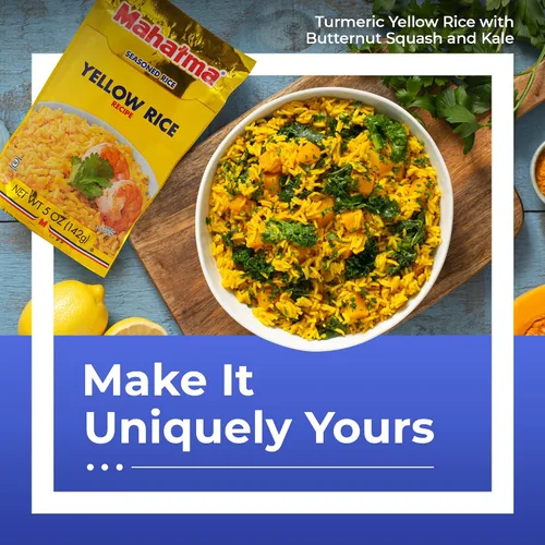 Miniatura 4 de Mahatma - Mezcla de arroz amarillo, arroz de grano largo, arroz para estufa o microondas, sin gluten y kosher en 20 minutos, 5 onzas, paquete de 12