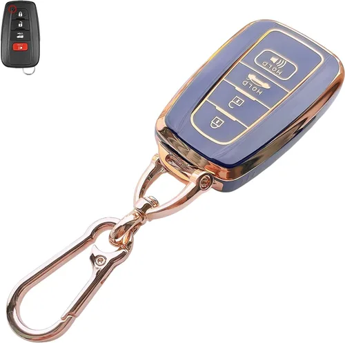 Miniatura 22 de Compatible con funda para llavero Chevy con llavero – Funda de TPU suave negra para Chevy Equinox Impala Malibu Camaro Cruze Sonic Terrain 5 botones