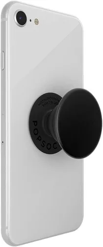 Miniatura 2 de Agarre para teléfono PopSockets con soporte expansible, agarre adhesivo - aluminio negro