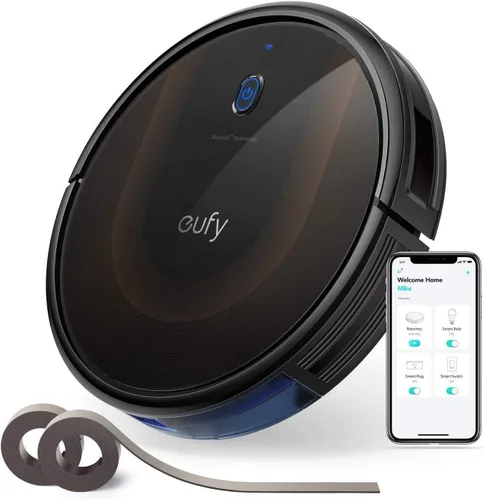 Miniatura 9 de eufy Omni C20 Robot aspirador y trapeador combinado para madera dura y alfombra, 60 días de autovaciado, lavado y secado automático, 3.35 pulgadas