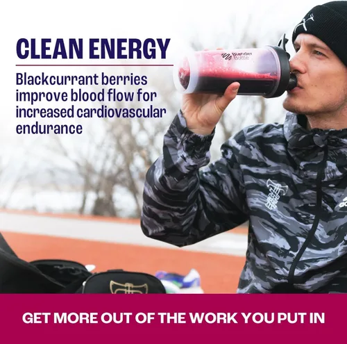 Miniatura 6 de 2before Blackcurrant I All Natural Vegan Pre Entrenamiento, con 120 mg de cafeína I Clean Energy, Resistencia, Recuperación I Pre Entrenamiento