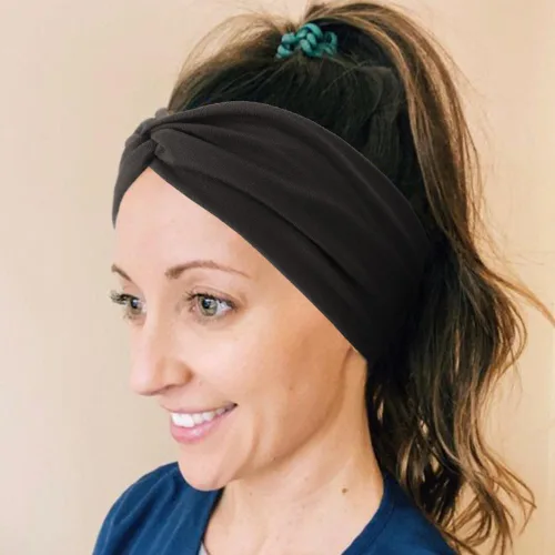 Miniatura 58 de DRESHOW Paquete de 8 diademas anudadas para mujer, con tiras cruzadas, antideslizantes, bohemias, trenzadas, accesorios para el cabello