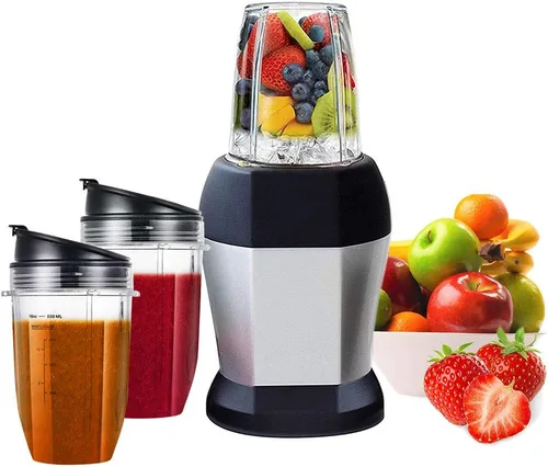 Miniatura 6 de Vasos de licuadora aptos para Ninja, piezas de repuesto de vasos de 18 onzas con tapas para sorber y sellado, accesorios de licuadora compatibles