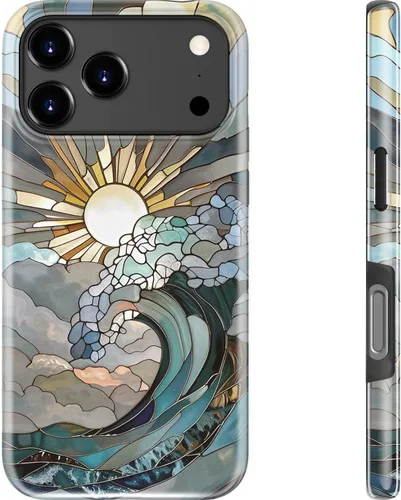 Miniatura 61 de Goodon para iPhone 17 Pro, Funda Estética de Gato Negro y Niña Naranja, Compatible con Magsafe, Funda Protectora Retro Única y Moderna de Silicona