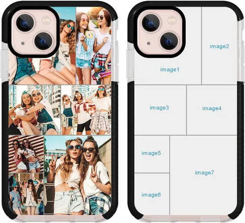 Miniatura 9 de Funda de teléfono personalizada para iPhone 13 personalizada con collage de múltiples imágenes, funda resistente a los arañazos, a los golpes, funda
